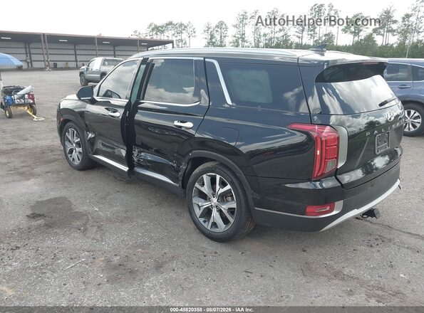 KM8R4DHE0MU227282 2021 HYUNDAI PALISADE Black უკანა მარცხენა