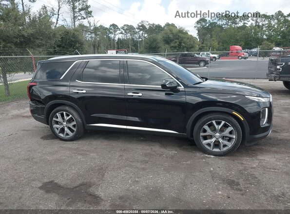 KM8R4DHE0MU227282 2021 HYUNDAI PALISADE Black უკანა სალონის ხედი