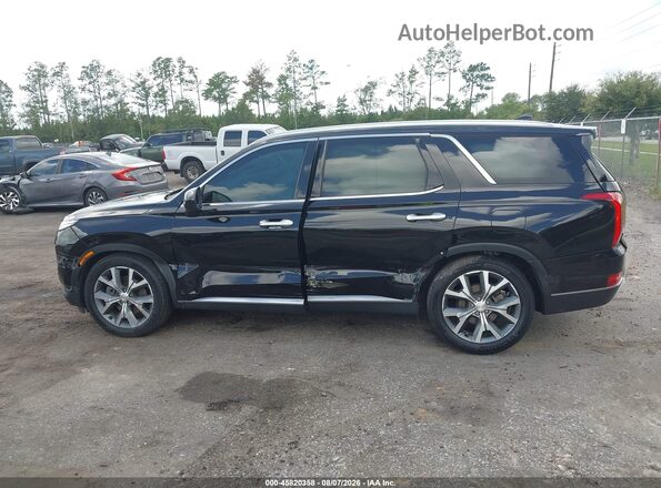 KM8R4DHE0MU227282 2021 HYUNDAI PALISADE Black სალონის 360-გრადუსიანი ხედი