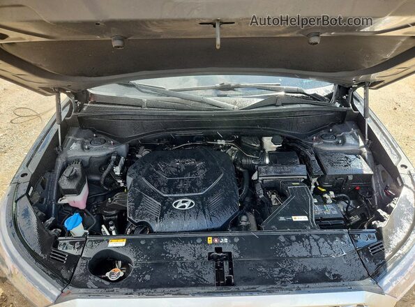 KM8R4DHE1MU327987 2021 HYUNDAI PALISADE Gray ძრავის განყოფილების ხედი