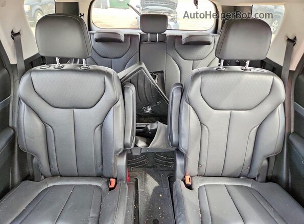 KM8R4DHE1MU327987 2021 HYUNDAI PALISADE Gray უკანა სავარძლების ხედი
