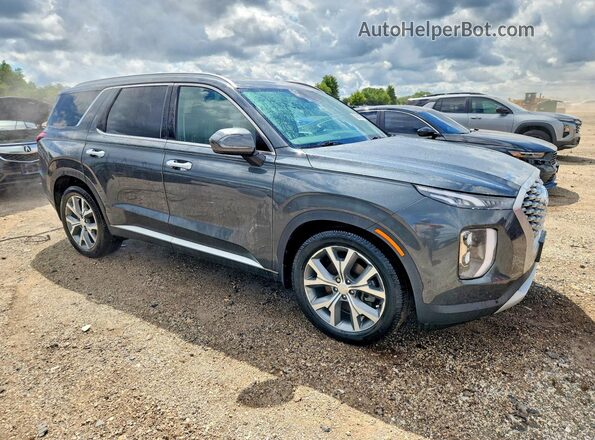 KM8R4DHE1MU327987 2021 HYUNDAI PALISADE Gray წინა მარჯვენა