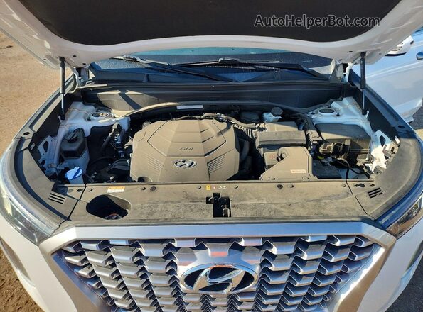 KM8R4DHE1NU455597 2022 HYUNDAI PALISADE White Սալոնի հետևի տեսք