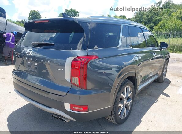 KM8R4DHE2MU239644 2021 HYUNDAI PALISADE Gray Trasero derecho