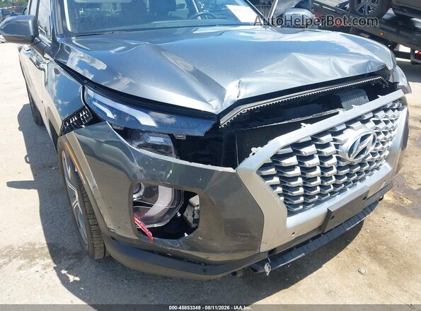 KM8R4DHE2MU239644 2021 HYUNDAI PALISADE Gray Vista frontal