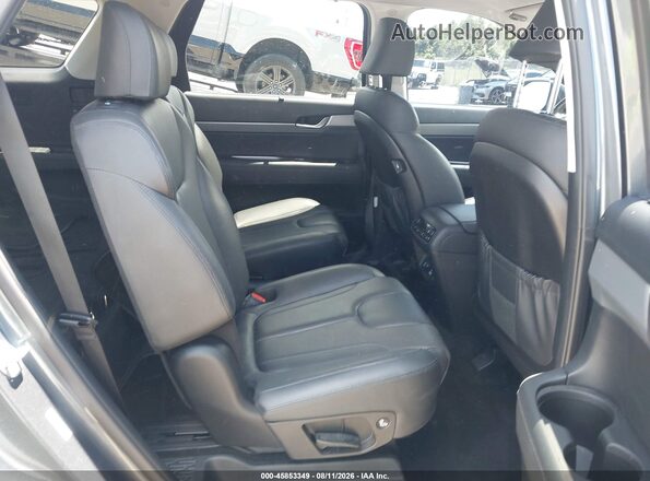 KM8R4DHE2MU239644 2021 HYUNDAI PALISADE Gray Vista de la etiqueta del VIN