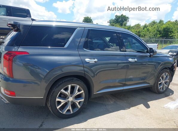 KM8R4DHE2MU239644 2021 HYUNDAI PALISADE Gray Vista interior trasera