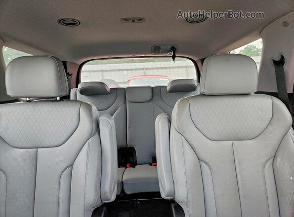 KM8R4DHE3LU172759 2020 HYUNDAI PALISADE Black უკანა სავარძლების ხედი