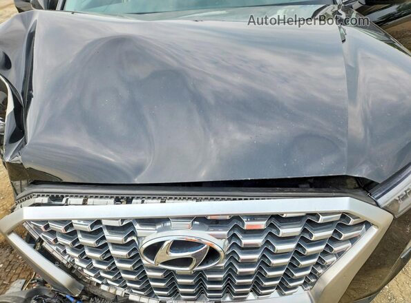 KM8R4DHE3LU172759 2020 HYUNDAI PALISADE Black ძრავის განყოფილების ხედი
