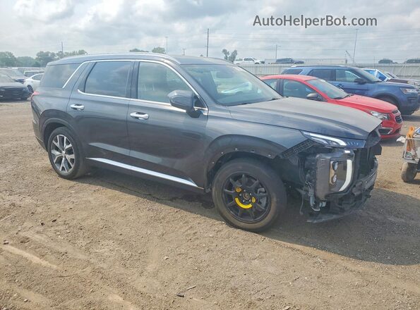 KM8R4DHE4MU231285 2021 HYUNDAI PALISADE Gray წინა მარჯვენა
