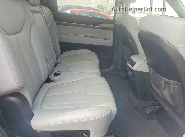 KM8R4DHE4MU231285 2021 HYUNDAI PALISADE Gray უკანა სალონის ხედი