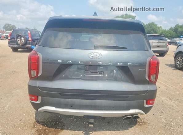 KM8R4DHE4MU231285 2021 HYUNDAI PALISADE Gray უკანა ხედი