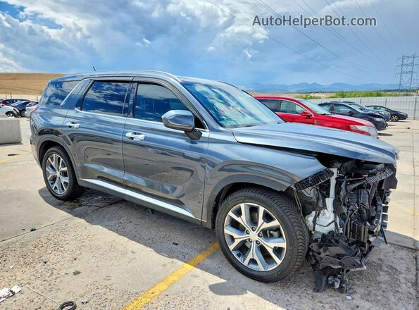 KM8R4DHE8LU109611 2020 HYUNDAI PALISADE Teal Передня права чверть