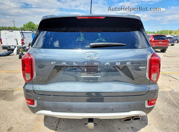 KM8R4DHE8LU109611 2020 HYUNDAI PALISADE Teal Вид ззаду
