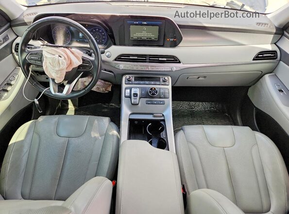 KM8R4DHE8LU109611 2020 HYUNDAI PALISADE Teal Вид панелі приладів