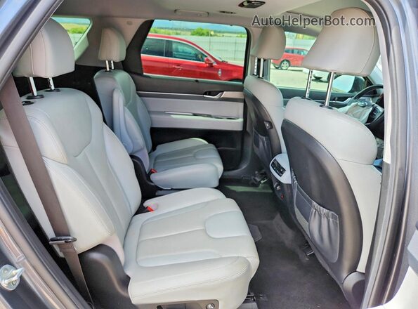 KM8R4DHE8LU109611 2020 HYUNDAI PALISADE Teal Вид задньої частини салону