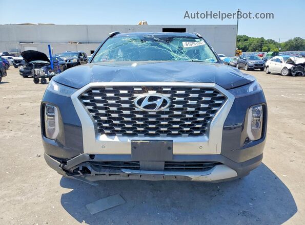 KM8R4DHEXNU341503 2022 HYUNDAI PALISADE Black Widok z przodu