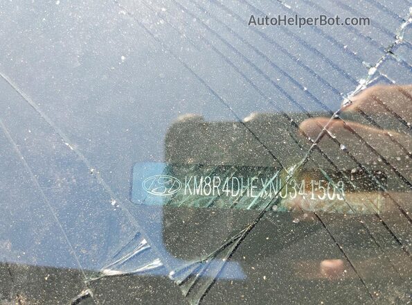 KM8R4DHEXNU341503 2022 HYUNDAI PALISADE Black Widok naklejki z numerem VIN