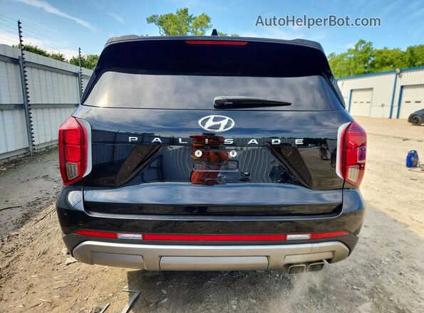 KM8R54GE6PU503371 2023 HYUNDAI PALISADE Черный Вид сзади