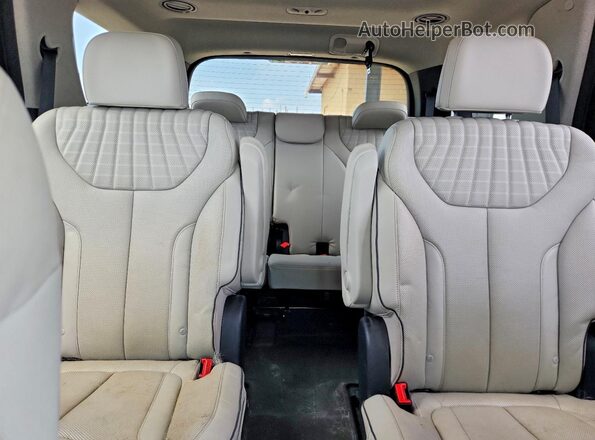 KM8R54GE6PU507047 2023 HYUNDAI PALISADE White Widok tylnych siedzeń