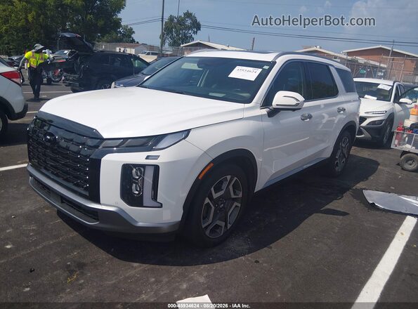 KM8R54GEXRU694537 2024 HYUNDAI PALISADE White Vista tres cuartos delantera izquierda