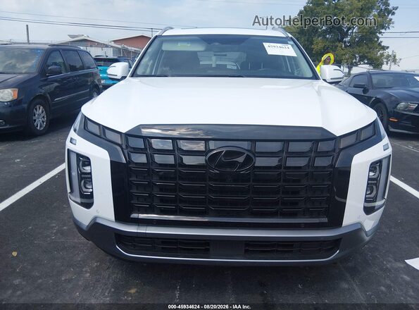 KM8R54GEXRU694537 2024 HYUNDAI PALISADE White Vista frontal