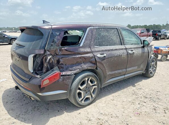 KM8R54GEXRU770726 2024 HYUNDAI PALISADE Burgundy Tył prawy