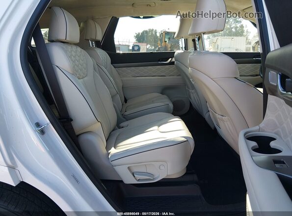 KM8R54HE0LU090663 2020 HYUNDAI PALISADE White VIN sticker view