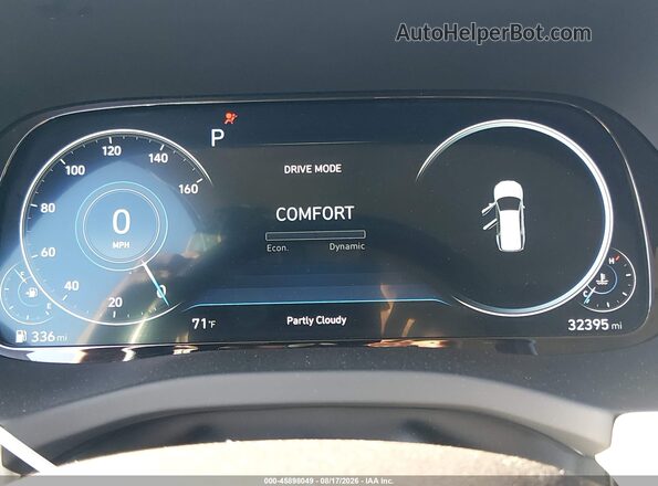 KM8R54HE0LU090663 2020 HYUNDAI PALISADE White Rear seats view