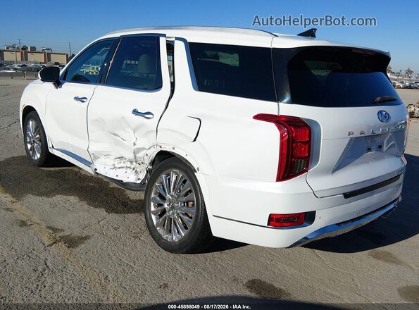 KM8R54HE0LU090663 2020 HYUNDAI PALISADE White Rear left