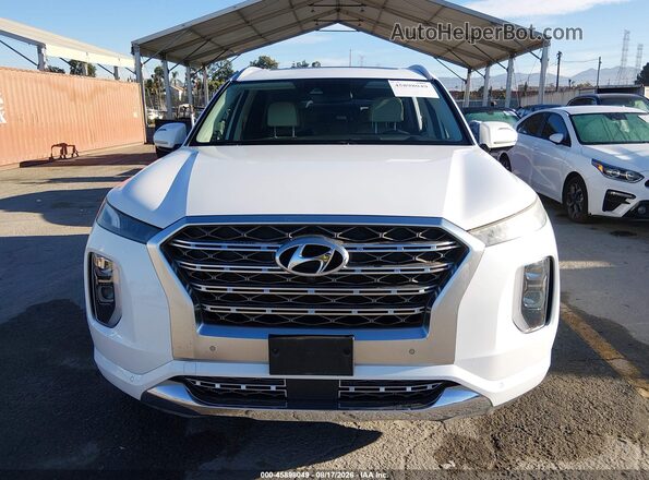 KM8R54HE0LU090663 2020 HYUNDAI PALISADE White Instrument cluster view