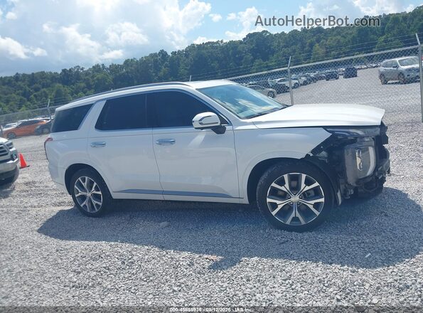 KM8R54HE0MU276382 2021 HYUNDAI PALISADE White Вид задньої частини салону