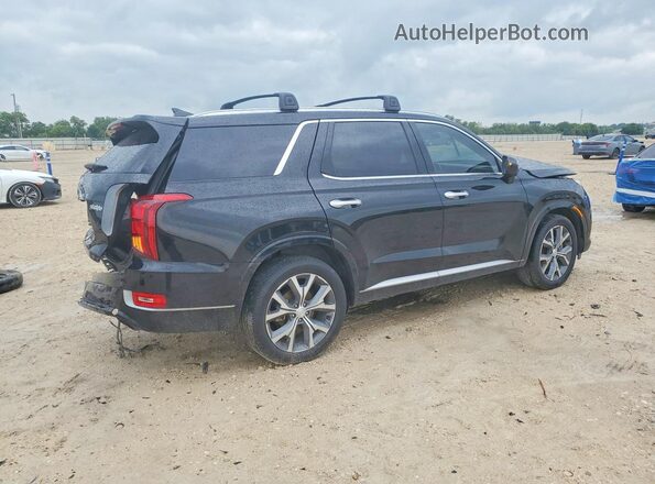 KM8R54HE2MU212974 2021 HYUNDAI PALISADE Черный Задняя правая четверть