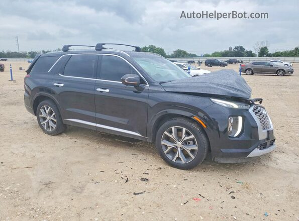 KM8R54HE2MU212974 2021 HYUNDAI PALISADE Черный Передняя правая четверть