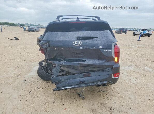KM8R54HE2MU212974 2021 HYUNDAI PALISADE Черный Вид сзади