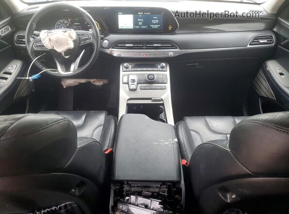 KM8R54HE2MU212974 2021 HYUNDAI PALISADE Черный Вид панели приборов