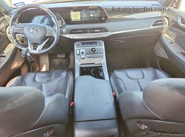 KM8R54HE3LU079074 2020 HYUNDAI PALISADE Blue Vista del salpicadero
