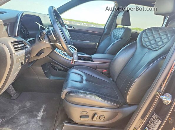 KM8R54HE3LU079074 2020 HYUNDAI PALISADE Blue Vista interior delantera