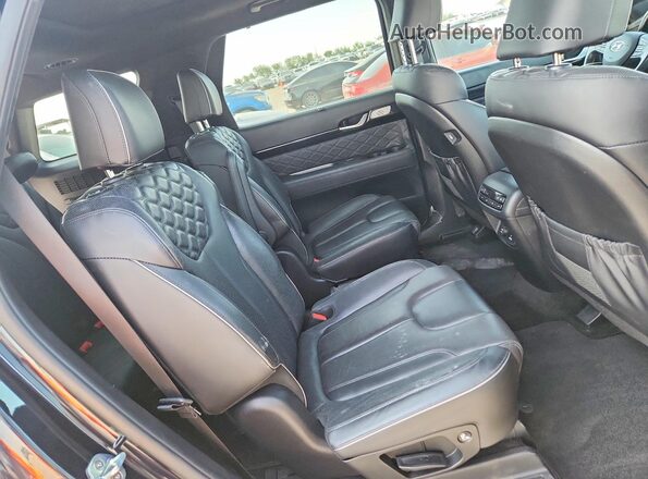 KM8R54HE3LU079074 2020 HYUNDAI PALISADE Blue Vista interior trasera