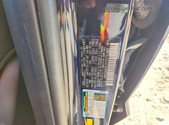 KM8R54HE3LU079074 2020 HYUNDAI PALISADE Blue Vista interior de 360 grados
