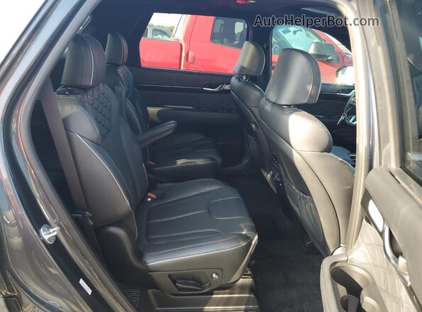KM8R54HE3LU079107 2020 HYUNDAI PALISADE Charcoal უკანა სალონის ხედი