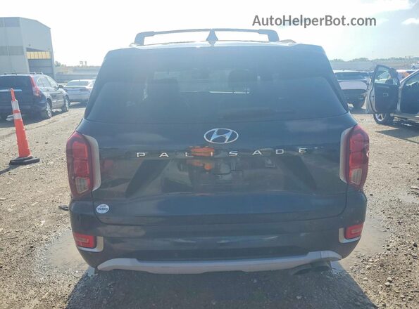 KM8R54HE3MU304045 2021 HYUNDAI PALISADE Black Widok z tyłu