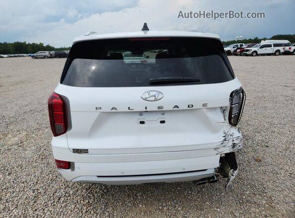 KM8R54HE7MU212291 2021 HYUNDAI PALISADE White Vista trasera