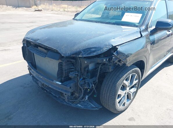 KM8R54HE8MU332701 2021 HYUNDAI PALISADE Black Front view