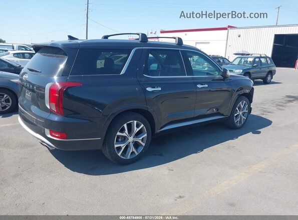 KM8R54HE8MU332701 2021 HYUNDAI PALISADE Black Rear right