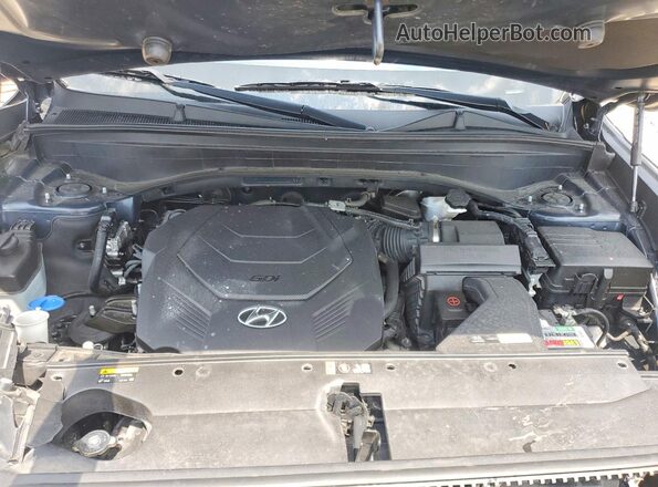 KM8R54HEXLU048310 2020 HYUNDAI PALISADE Black Շարժիչի բաժամունքի տեսք