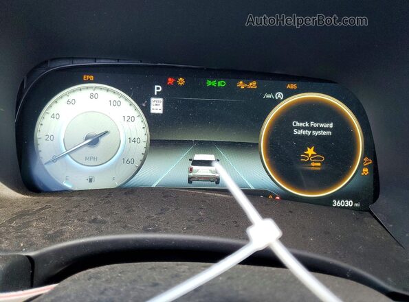 KM8R5DGE1RU752941 2024 HYUNDAI PALISADE White Instrument cluster view