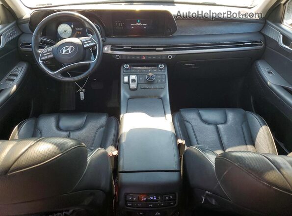 KM8R5DGE2PU528946 2023 HYUNDAI PALISADE White Dashboard view