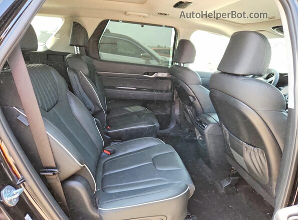 KM8R5DGE3RU652100 2024 HYUNDAI PALISADE Black Widok wnętrza z tyłu