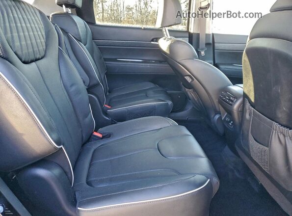 KM8R5DGE7RU739501 2024 HYUNDAI PALISADE Gray Vista interior trasera